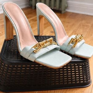 Elegant Gold Accent Women Shoes